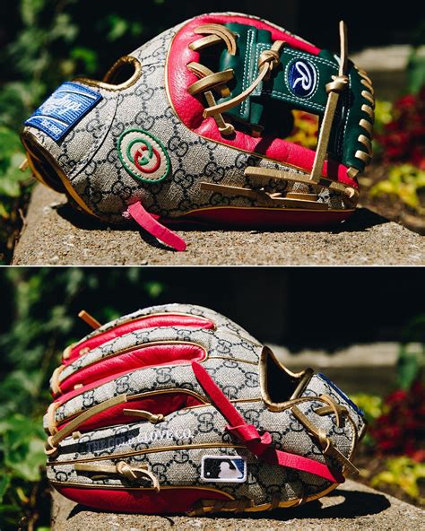 gucci rawlings glove|Mets' Francisco Lindor shows off custom glove .